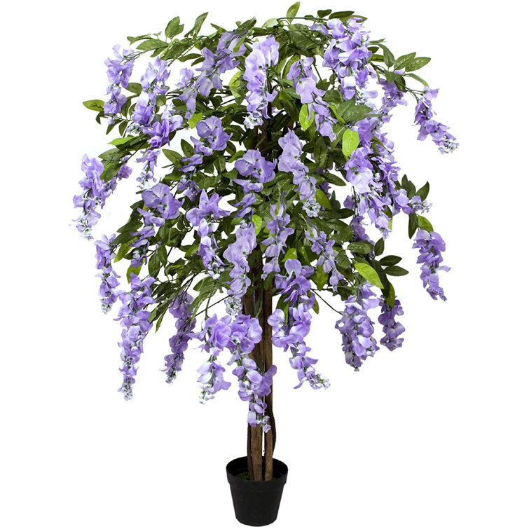 Deaices 150Cm Artificial Flowering Tree in Pot Wayfair.co.uk
